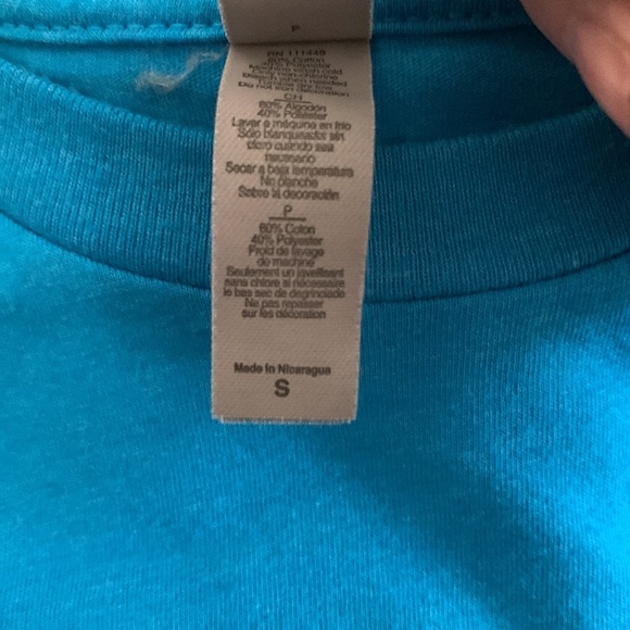 Crawling for reid teal short sleeve  t shirt size small unisex - Picture 4 of 5